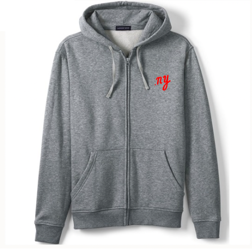 zip up hoodie grey by .ny